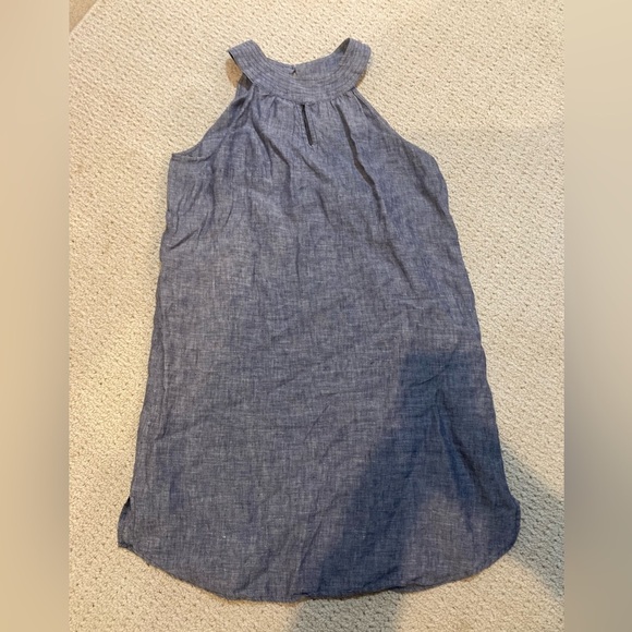 Ladies St. Tropez Linen Chambray Dress - Picture 1 of 4